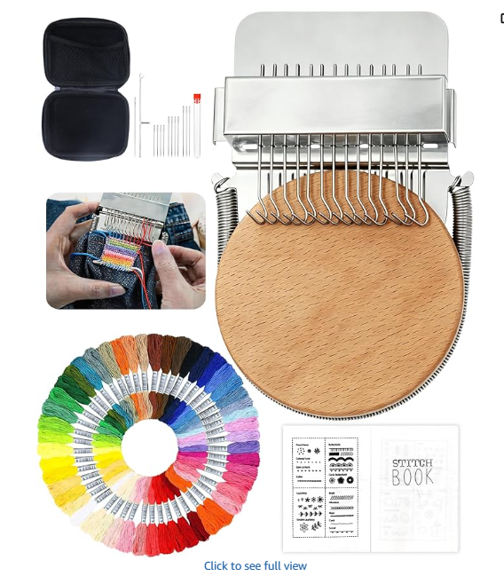 Knit Patch Kit components